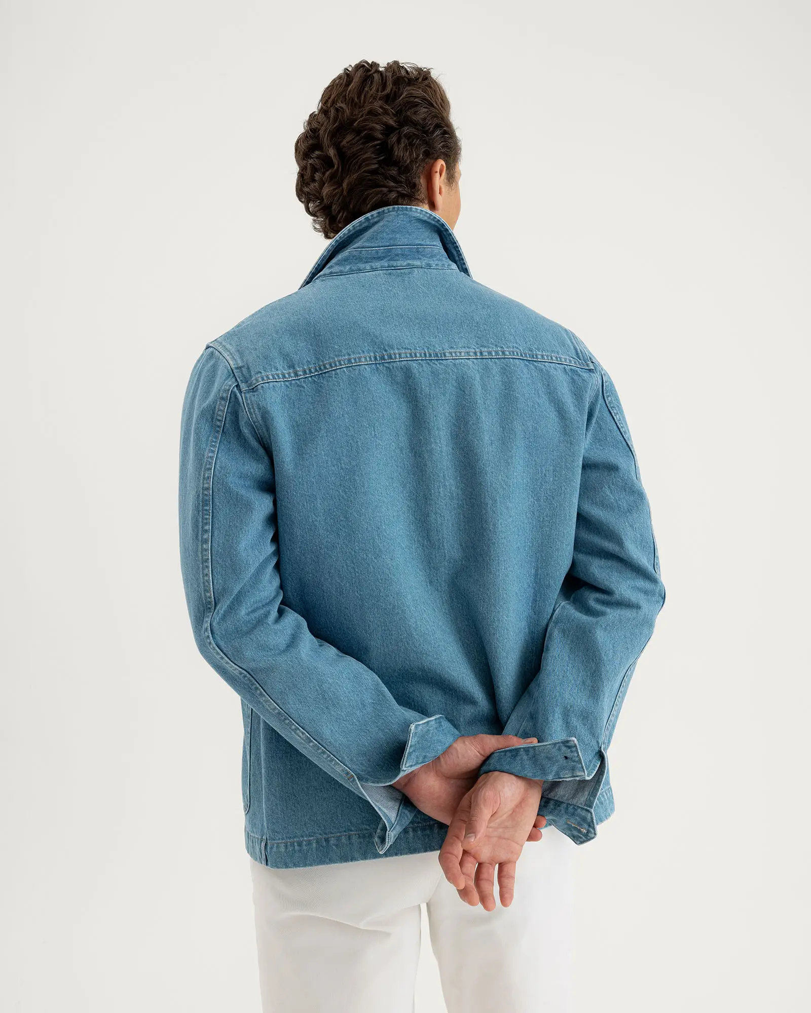 ジャケット・アウター VAULTROOM DENIM OVERSHIRT / BLUE Fornello Denim Overshirt | Berkeley Company